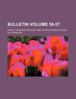 Book cover for Bulletin Volume 56-57