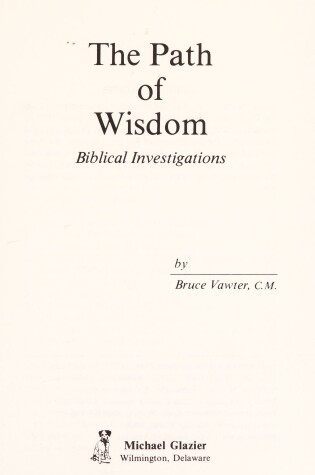 Cover of The Path of Wisdom