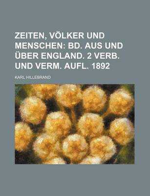 Book cover for Zeiten, Volker Und Menschen (3)