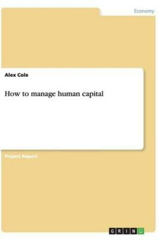 Cover of How to manage human capital