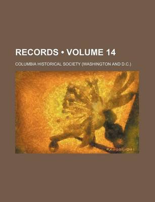 Book cover for Records (Volume 14)