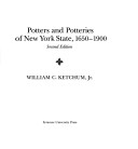 Book cover for Potters and Potteries of New York State, 1650-1900