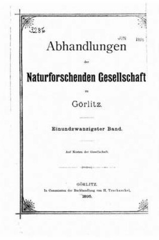 Cover of Abhandlungen der Naturforschenden Gesellschaft zu Goerlitz