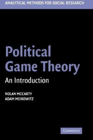 Cover of Political Game Theory