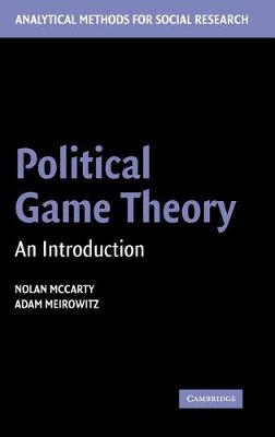 Book cover for Political Game Theory