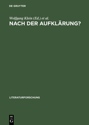 Book cover for Nach Der Aufklaerung? Beitraege Zum Diskurs Der Kulturwissenschaften