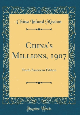 Book cover for China's Millions, 1907