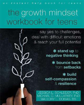 Book cover for The Growth Mindset Workbook for Teens