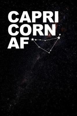 Book cover for Capricorn AF Notebook