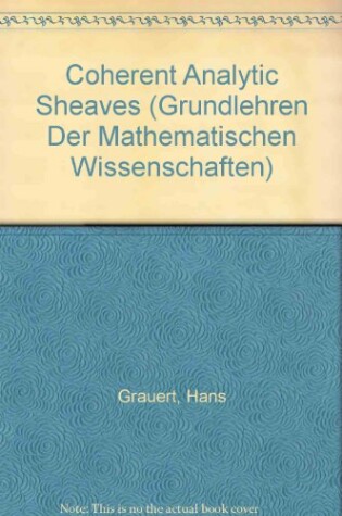 Cover of Coherent Analytic Sheaves