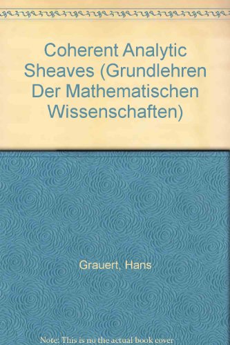 Book cover for Coherent Analytic Sheaves