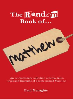 Book cover for The Random Book of... Matthew