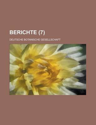 Book cover for Berichte (7 )