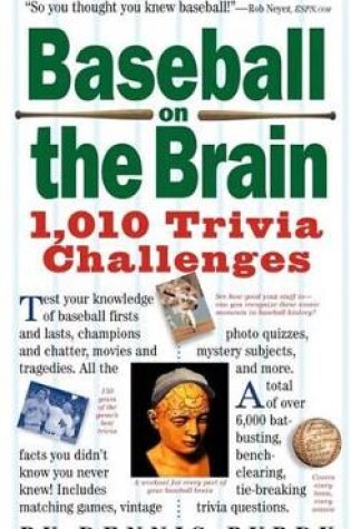 Cover of Baseball on the Brain