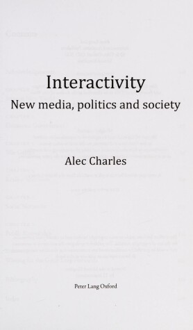 Book cover for Interactivity