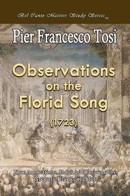 Book cover for Observations on the Florid Song (1723)