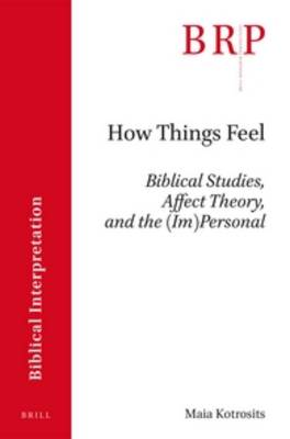 Book cover for How Things Feel