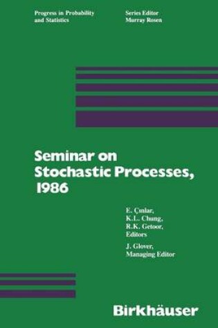 Cover of Seminar on Stochastic Processes, 1986