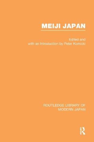 Cover of Meiji Japan V 1