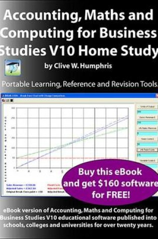 Cover of Accounting, Maths and Computing for Business Studies V10 Home Study