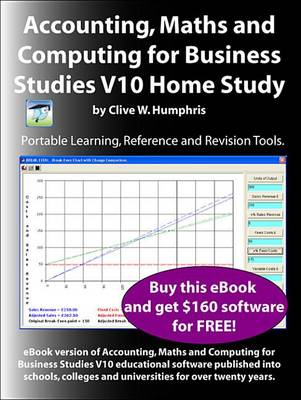 Book cover for Accounting, Maths and Computing for Business Studies V10 Home Study