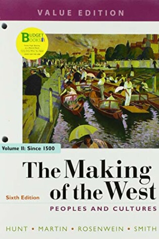 Cover of Loose-Leaf Version of the Making of the West, Value Edition, Volume 2