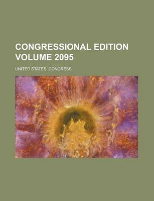 Book cover for Congressional Edition Volume 2095