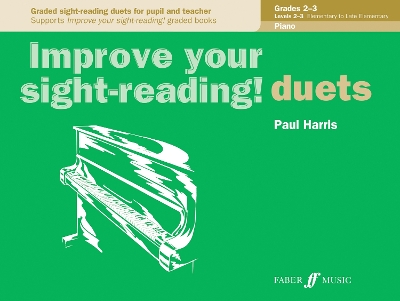 Book cover for Improve your sight-reading! Piano Duets Grades 2-3