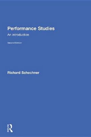 Cover of Performance Studies