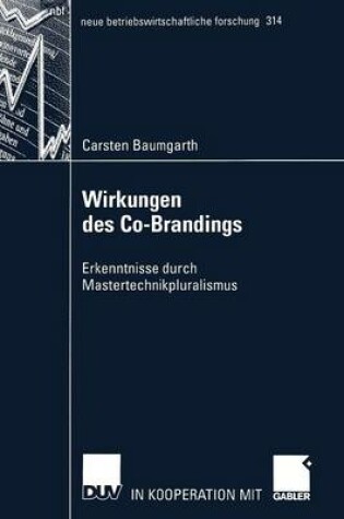 Cover of Wirkungen des Co-Brandings