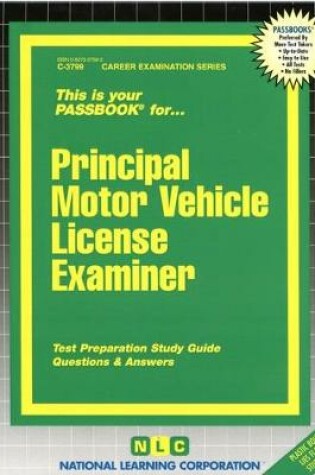 Cover of Principal Motor Vehicle License Examiner