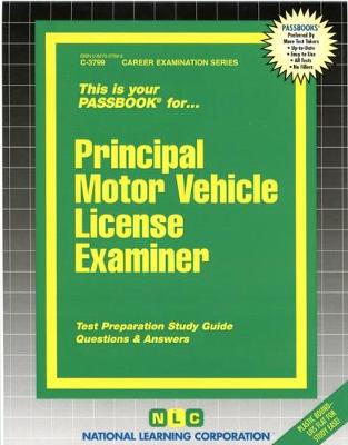 Book cover for Principal Motor Vehicle License Examiner