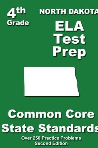 Cover of North Dakota 4th Grade ELA Test Prep