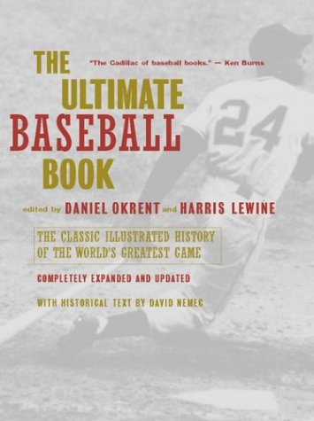 Book cover for The Ultimate Baseball Book