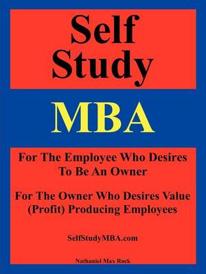 Book cover for Self Study MBA