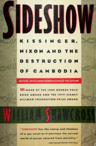 Cover of Sideshow: Kissinger, Nixon and the Destruction of Cambodia
