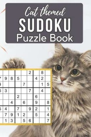 Cover of Cat Themed Sudoku Puzzle Book