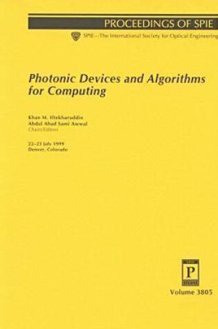 Cover of Photonic Devices and Algorithms For Computing