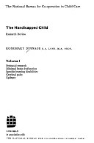 Cover of Handicapped Child