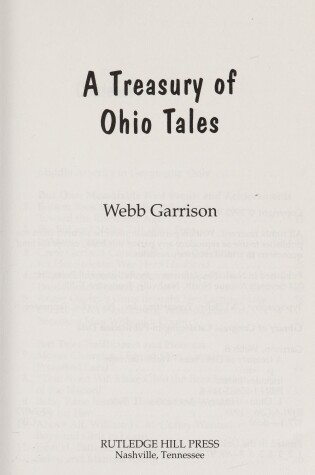 Cover of A Treasury of Ohio Tales
