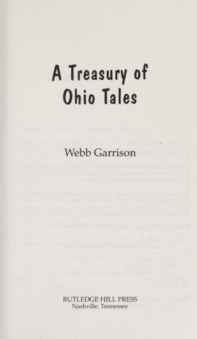 Cover of A Treasury of Ohio Tales