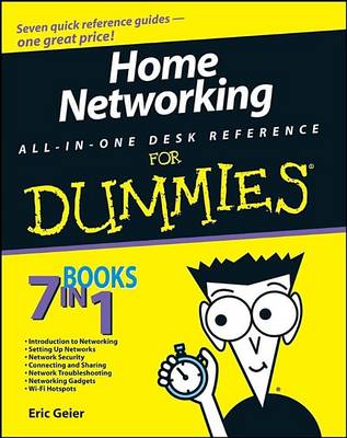 Book cover for Home Networking All-In-One Desk Reference for Dummies