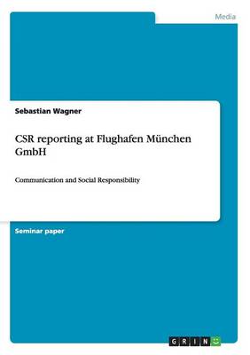 Book cover for CSR reporting at Flughafen Munchen GmbH