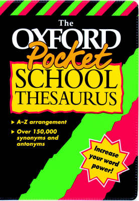 Cover of The Oxford Pocket School Thesaurus