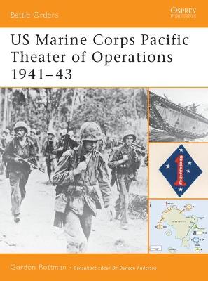 Book cover for US Marine Corps Pacific Theater of Operations 1941-43