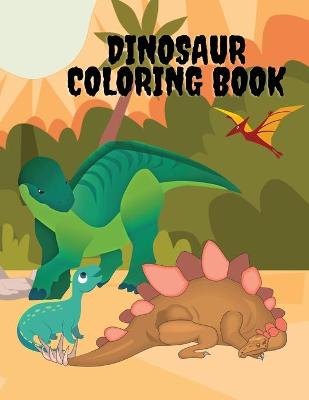 Book cover for Dinosaur Coloring Book