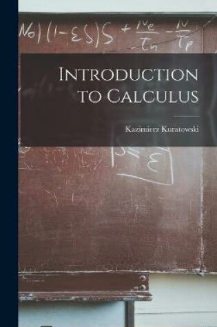 Cover of Introduction to Calculus