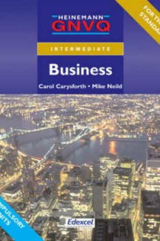 Cover of Intermediate GNVQ Business Student Book without Options