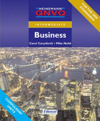 Book cover for Intermediate GNVQ Business Student Book without Options