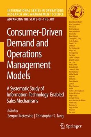 Cover of Consumer-Driven Demand and Operations Management Models